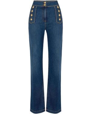 Elisabetta Franchi Flared Jeans - Blue