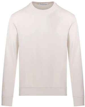 Comme des Garçons Round-Neck Knitwear - White