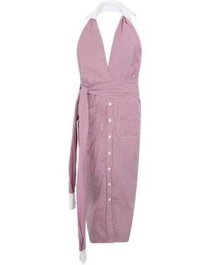 Moschino Wikkeljurk Midi - Paars