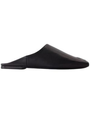 Courreges Schoenen ,Zwart ,Leer Leren Shadow Mules
