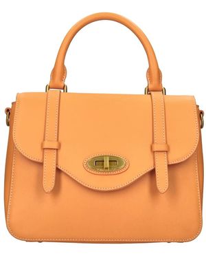 Lancaster Ledertasche - Orange