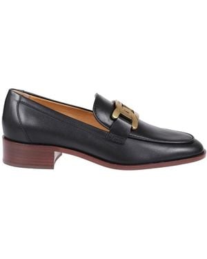 Tod's Klassische leder mokassins - Blau