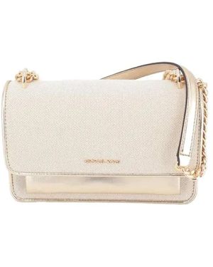 Michael Kors Hellgoldene Schultertasche - Natur