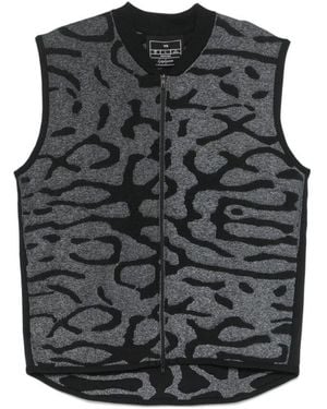 Y-3 Schwarze laufweste für männer - Grau