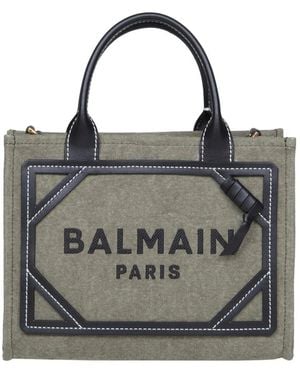 Balmain Tote Bags - Gray