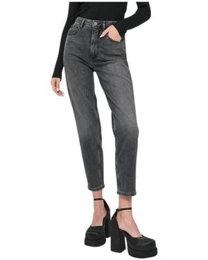 Guess Cropped Jeans - Schwarz