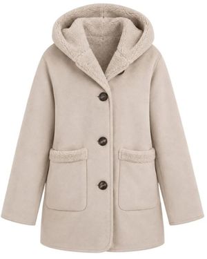 Marella Jassen ,Polyester Emmottone Jas - Naturel