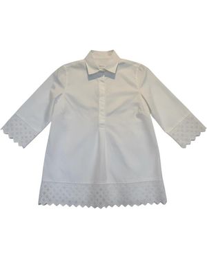 Stenströms Overhemden ,Wit ,Katoen Stella Popover Shirt - Grijs