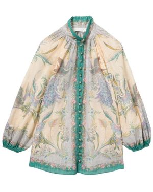 Zimmermann Overhemden ,Veelkleurig ,Blouses - Blauw