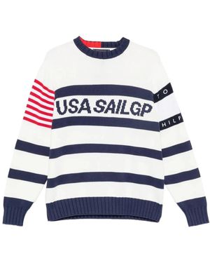 Tommy Hilfiger Round-Neck Knitwear - Bleu