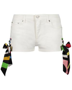 PUCCI Denim Shorts - White