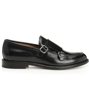 Corvari Double Buckle Moccasin - Zwart