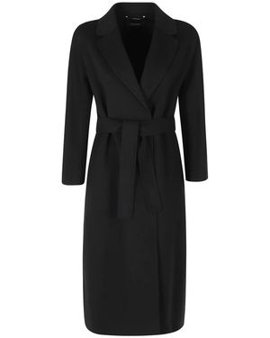 Max Mara Belted Coats - Negro