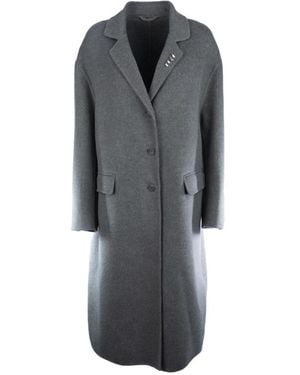 Ermanno Scervino Single-Breasted Coats - Gris