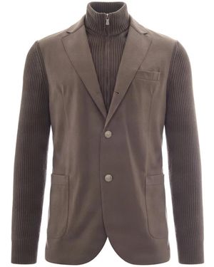 Eleventy Blazer - Braun