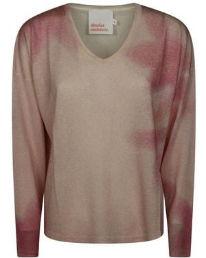 ABSOLUT CASHMERE V-Neck Knitwear - Brown