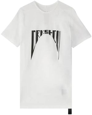 Rick Owens Tops ,Wit ,Katoen Small Level T-Shirt