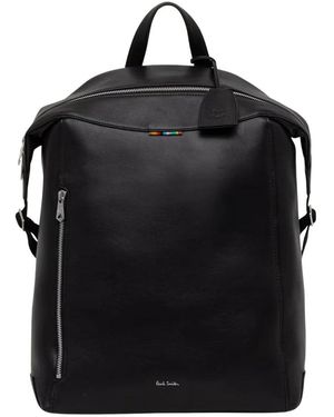 Paul Smith Lederrucksack - Schwarz