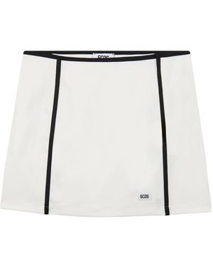 Gcds Short Skirts - Bianco