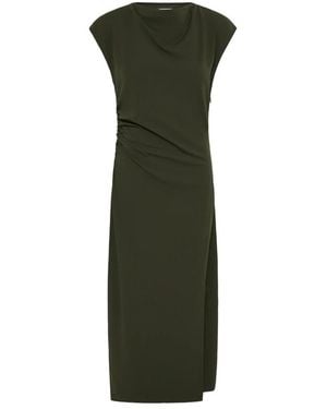 Ichi Midi Dresses - Vert