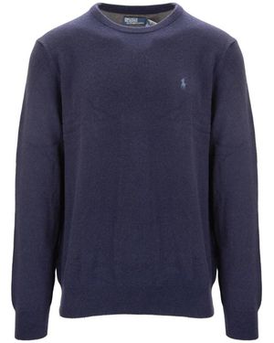 Ralph Lauren Round-Neck Knitwear - Bleu
