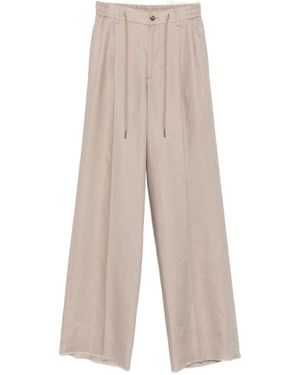 Tagliatore 0205 Rtw Weite Hosen - Natur