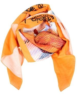 Calvin Klein Silky Scarves - Arancione