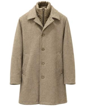 Herno Single-Breasted Coats - Neutre