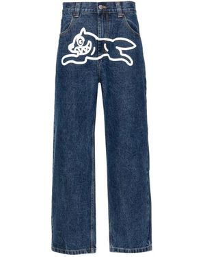 ICECREAM Running Dog Gerades Jeans - Blau