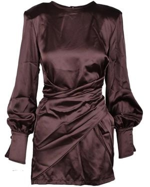 Giulia N Couture Short Dresses - Brown
