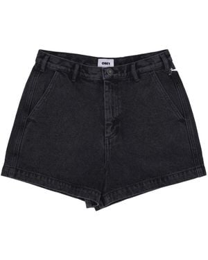 Obey Denim Shorts - Blue