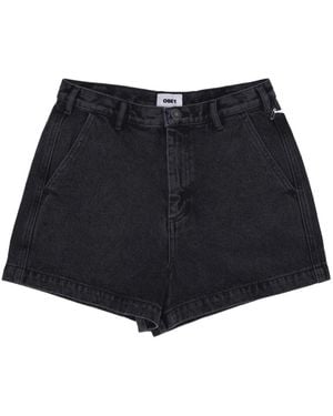 Obey Denim Shorts - Blue