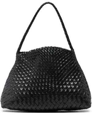 Dragon Diffusion Tassen ,Zwart ,Leer Santa Maria Mini S. Croce Bag