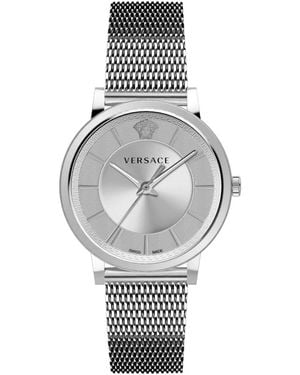 Versace Edelstahl Analoguhr - Mettallic