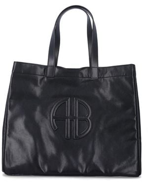 Anine Bing Tote Bags - Zwart