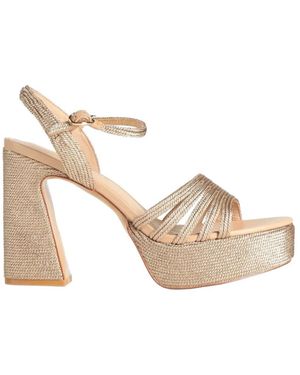 Emanuélle Vee Giunone Platform Sandal - Mettallic