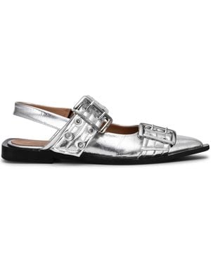 Ganni Ballerinas - Brown