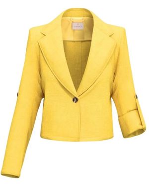 Marella Leinenblazer - Gelb