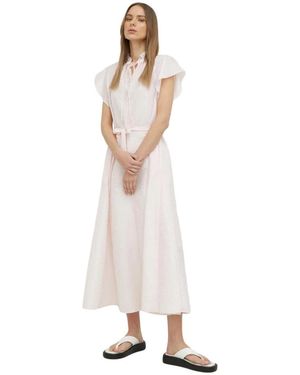 Samsøe & Samsøe Maxi-Kleid - Weiß