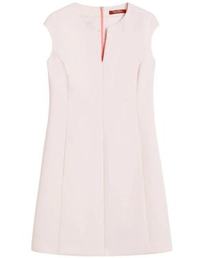 Max Mara Kleedjes ,Roze ,Leer Mstgiunto Dress
