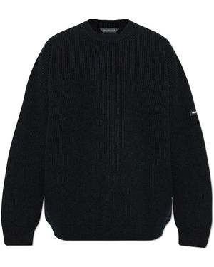 Balenciaga Rundhals-Pullover - Blau