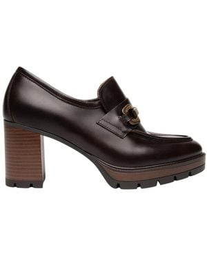 Nero Giardini Schoenen ,Bruin ,Leer Moderne Loafer