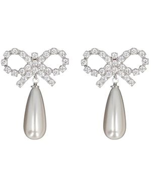 Self-Portrait Earrings - Metallic
