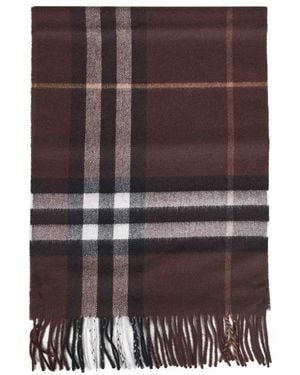 Burberry Winter Scarves - Braun