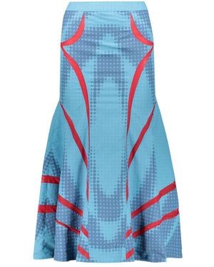 PAOLINA RUSSO Midi Skirts - Blue