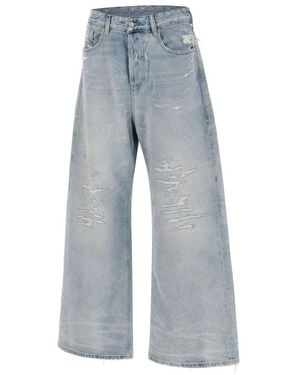 DIESEL Wide Jeans - Blue