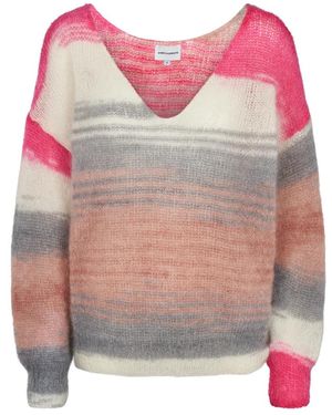 American Dreams V-Neck Knitwear - Rosa