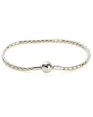 PANDORA Link Armband Mit Rundem Verschluss Und Flügel - Mettallic
