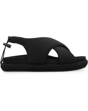 Gia Borghini Flat Sandals - Black