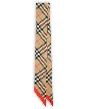 Burberry Silk Scarves - Metallic